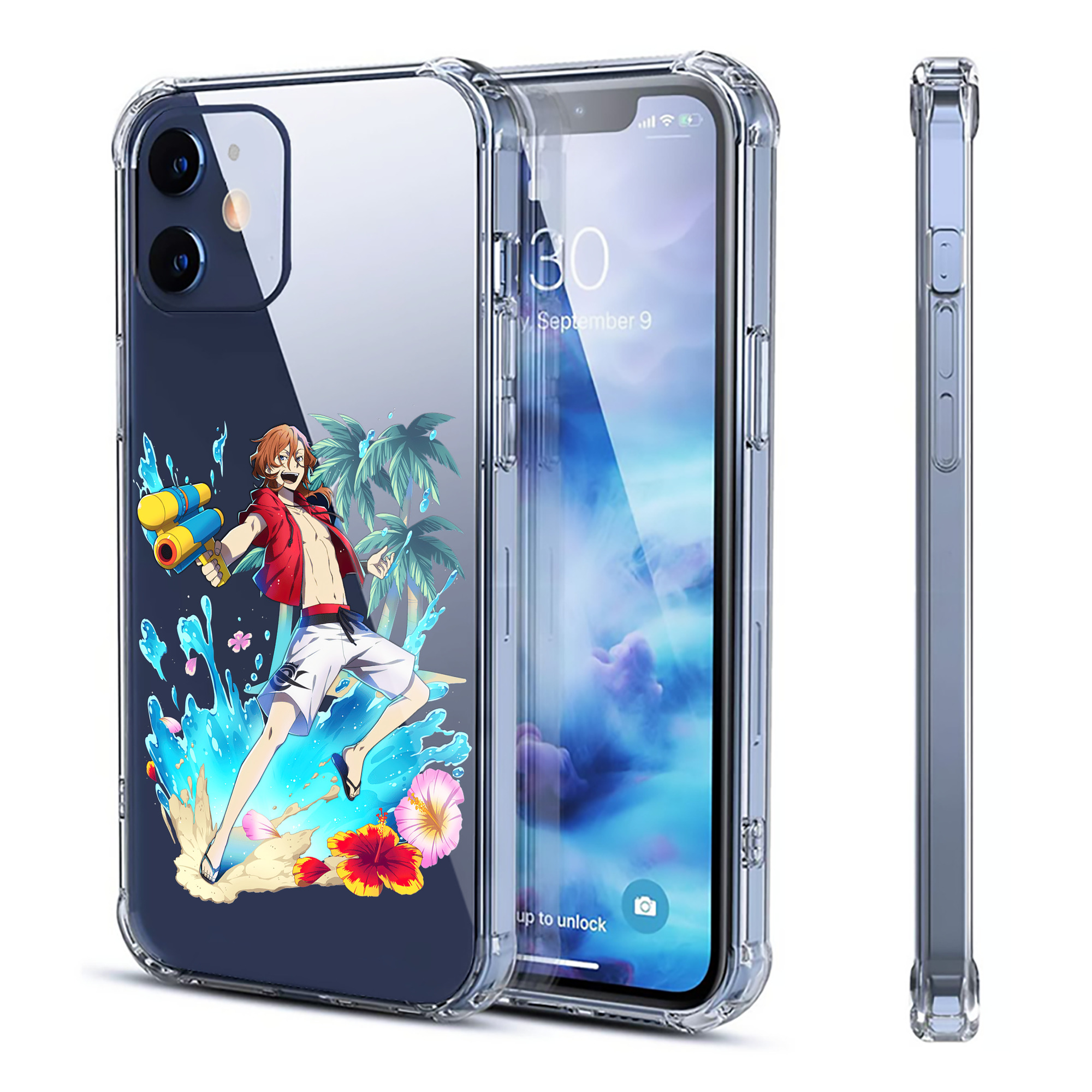 （画像用） 文豪ストレイドッグス Bungo Stray Dogs 【iPhone 12シリーズ対応】透明スマホケース（クリアソフトケース）